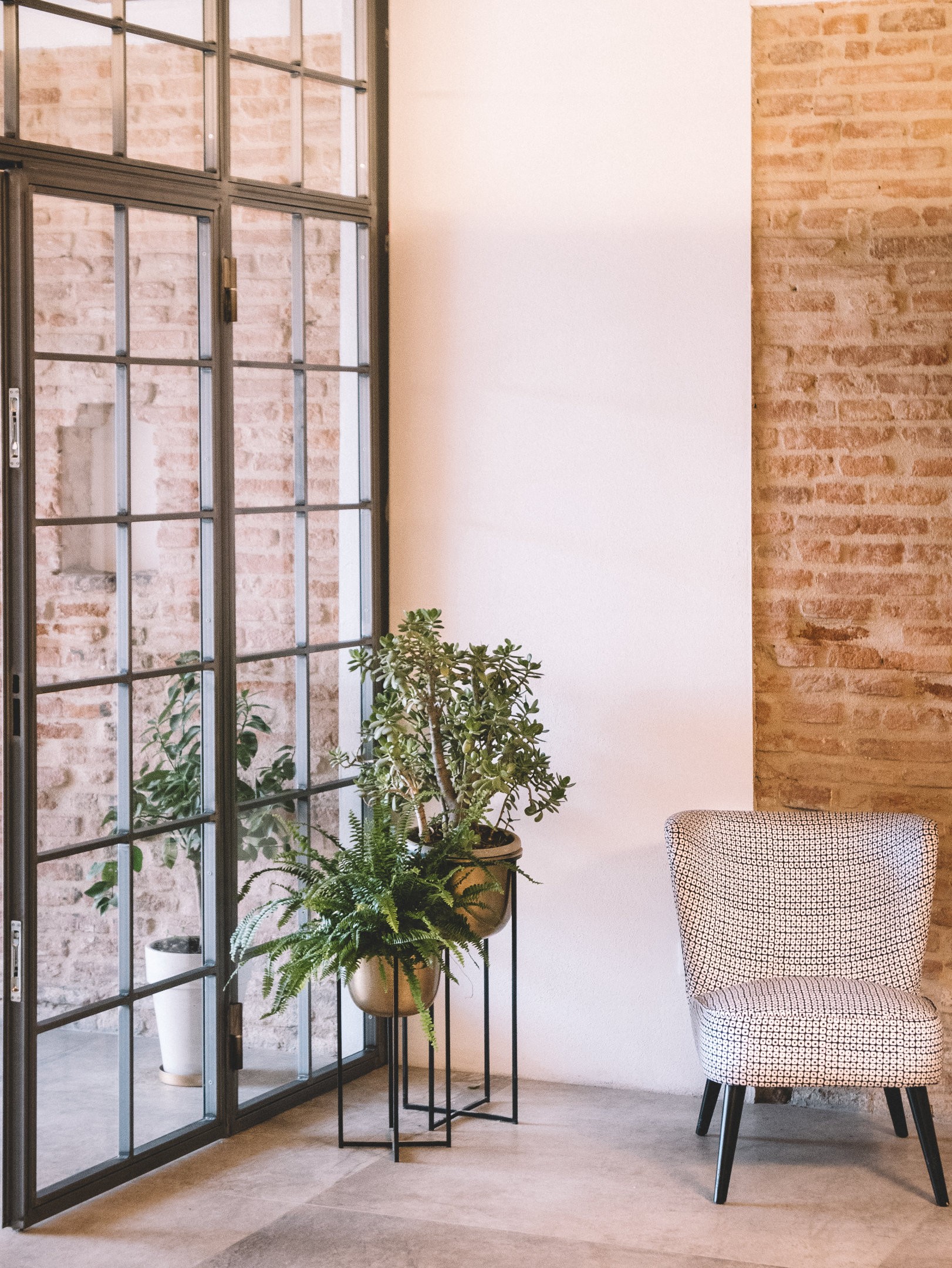 mattoni a vista interno residenziale Imola Bologna